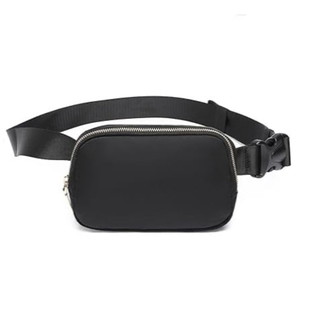 Women’s Black Crossbody Waist Bag Fanny Pack